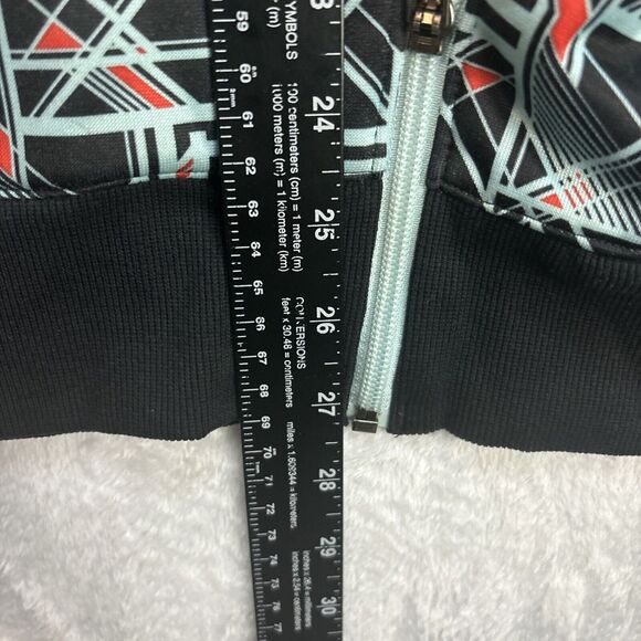 Under Armour Hoodie Men Medium Teal Geometric Sweater - Picture 8 of 10